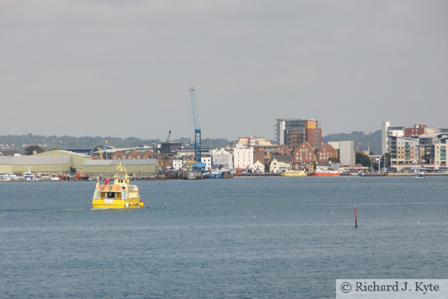 View across Poole Harbour, Brownsea Island, Dorset