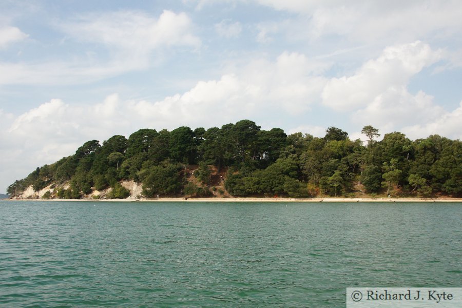 Brownsea Island, seen from the Sandbanks Ferry service, Dorset
