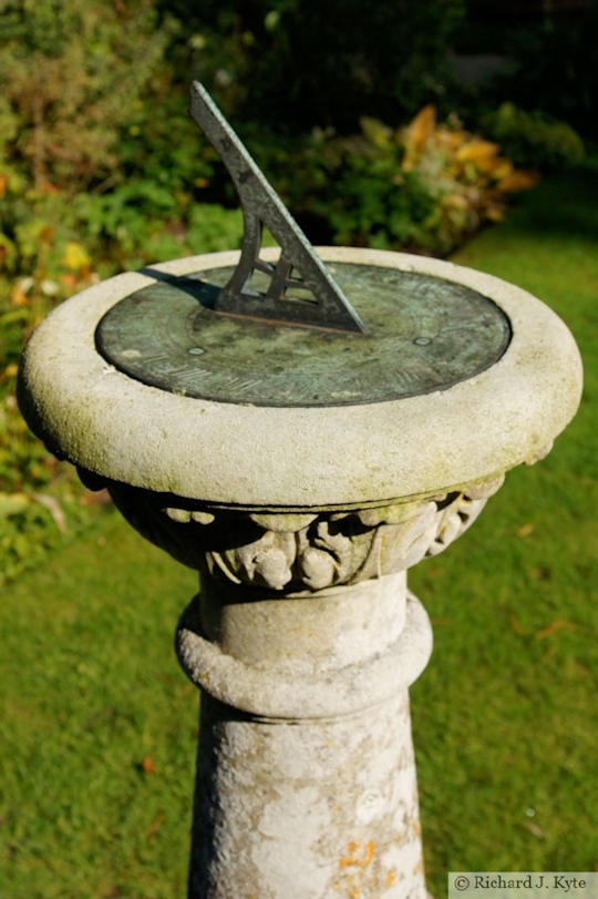 Sundial, The Swinging Garden, Buscot Park, Oxfordshire