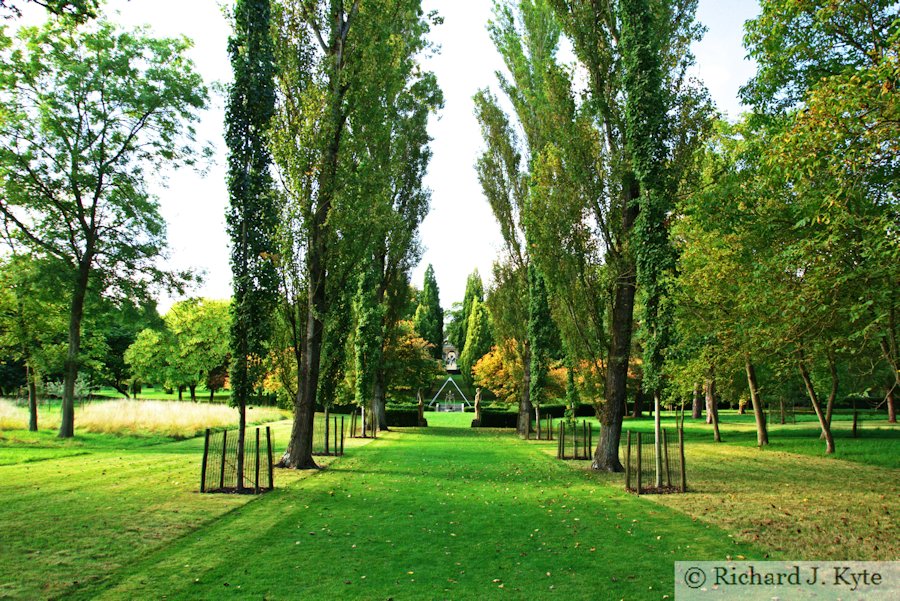 Looking down the Egyptian Avenue, Buscot Park, Oxfordshire