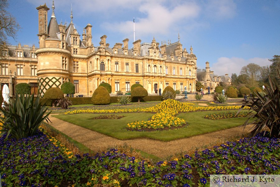 The Parterre, Waddeston Manor, Buckinghamshire