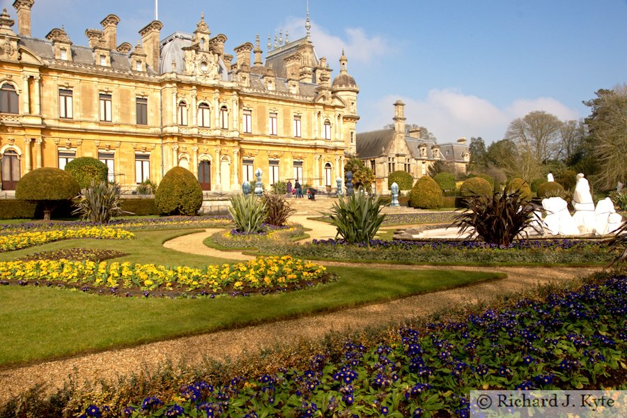 The Parterre, Waddeston Manor, Buckinghamshire