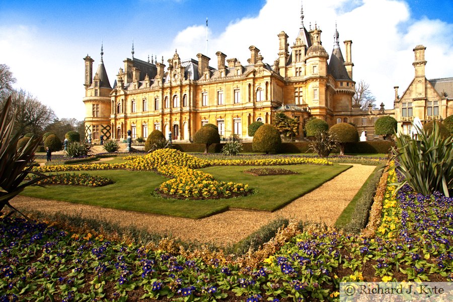 The Parterre, Waddeston Manor, Buckinghamshire