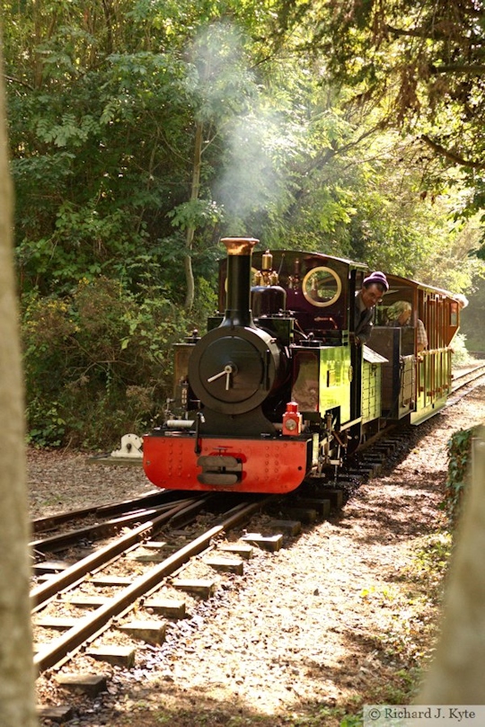 "Anne" arrives at Oakiron, Perrygrove Railway Gala 2016