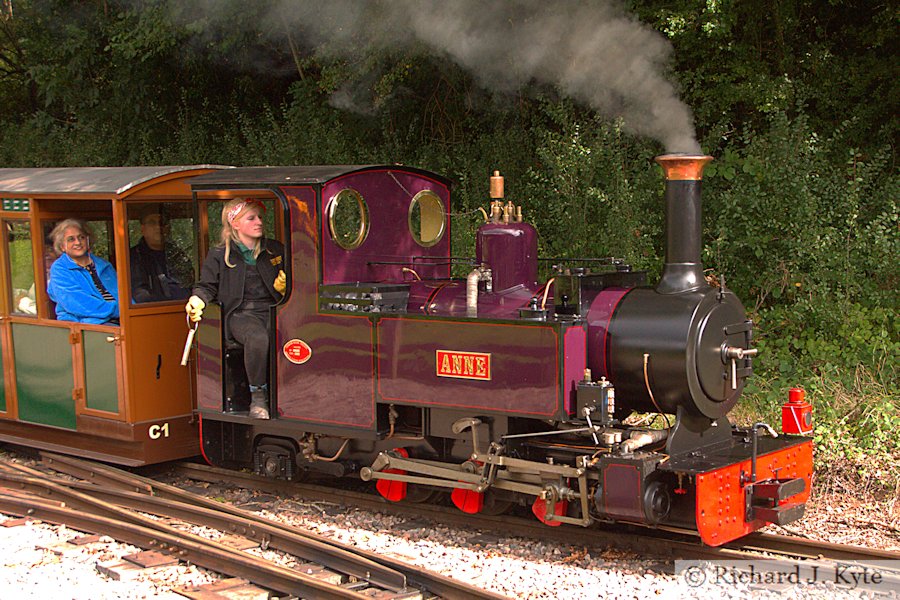"Anne" arrives at Rookwood, Perrygrove Railway Gala 2017 "Anne" arrives at Rookwood, Perrygrove Railway Gala 2017