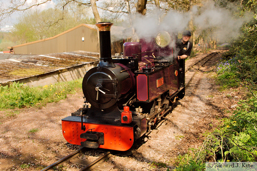 "Anne" on a Light Engine move to Oakiron, Perrygrove Railway Spring Gala 2023