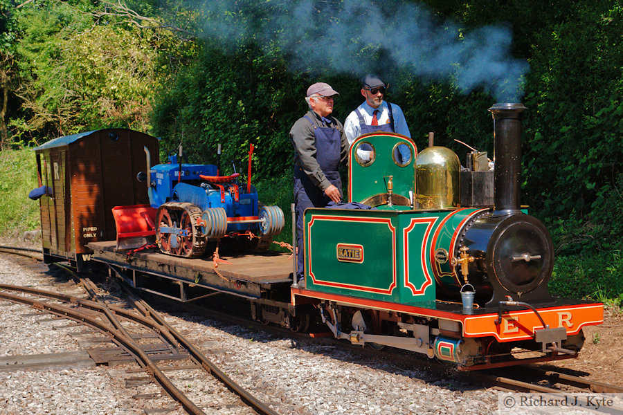 "Katie" approaches Rookwood with a Freight Train, Perrygrove Railway Gala 2024 "Katie" approaches Rookwood with a Freight Train, Perrygrove Railway Gala 2024