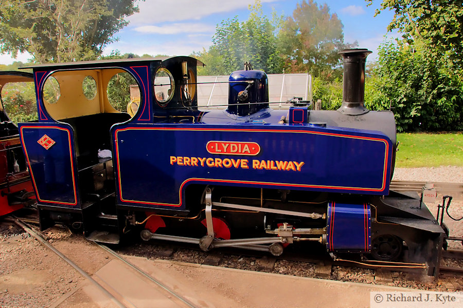 Lydia at Perrygrove Station, Perrygrove Railway 