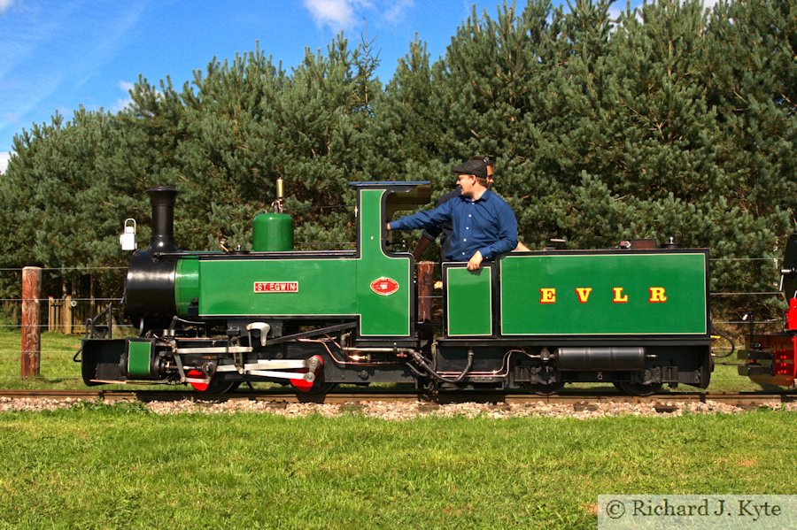 "St Egwin" heads towards Rookwood, Perrygrove Railway Gala 2016