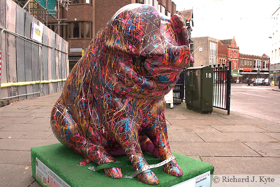 Pig 12 : "Jackson Porklock", Henson Pig Trail 2017, Gloucestershire