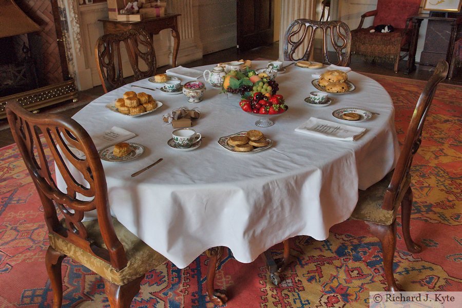 Table, The Little Dining Room, Stourhead House, Wiltshire
