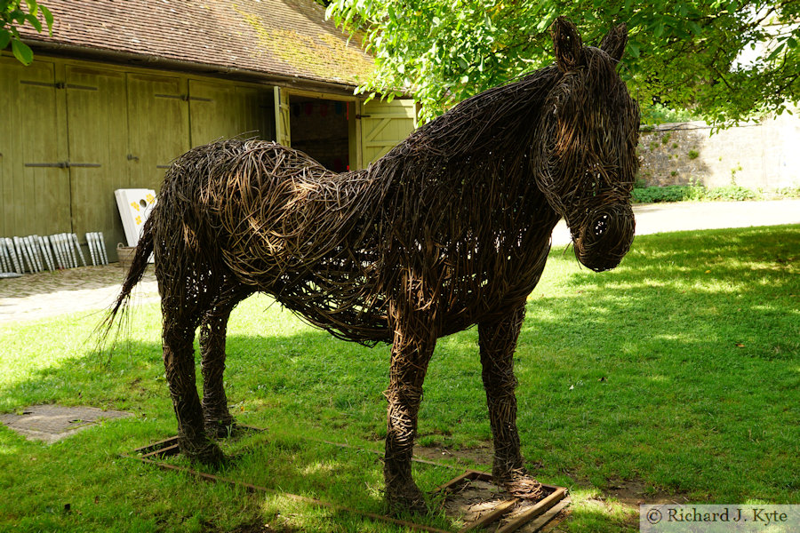 Horse Sculpture, Stableyard, Stourhead, Wiltshire