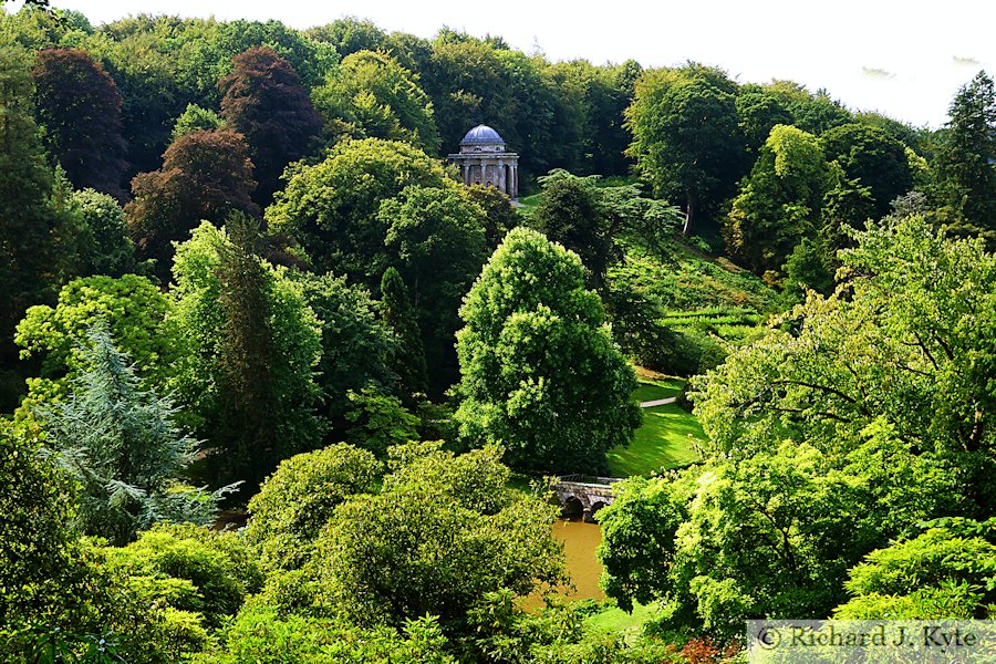 View across the gardens, Stourhead, Wiltshire View across the gardens, Stourhead, Wiltshire