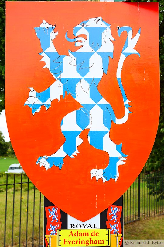 Adam de Everingham (Royal), Battle of Evesham Heraldry