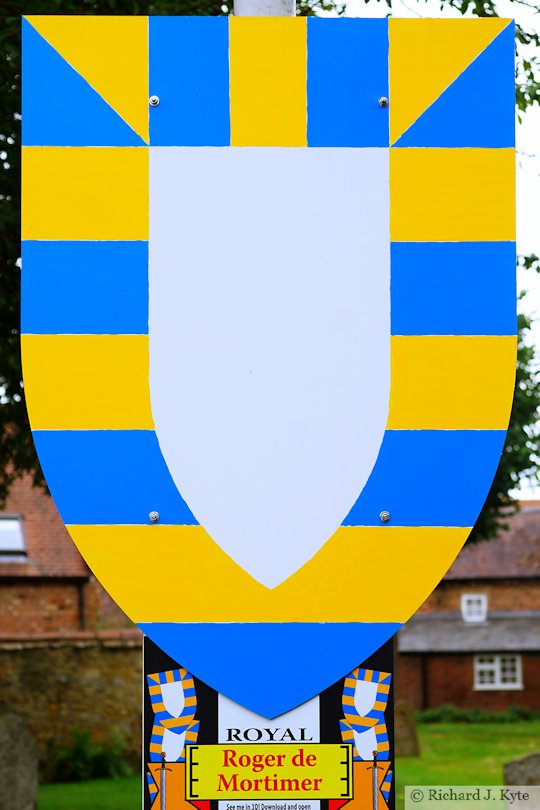 Roger de Mortimer (Royal), Battle of Evesham Heraldry