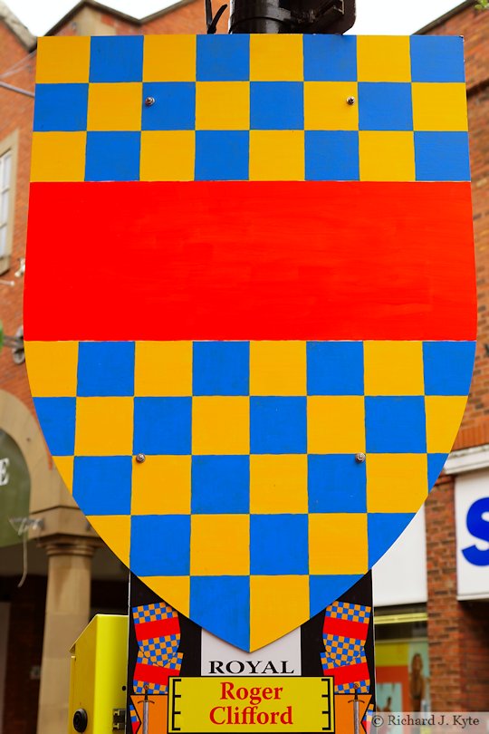 Roger Clifford (Royal), Battle of Evesham Heraldry