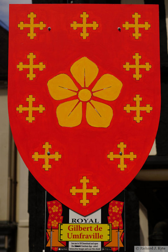Gilbert de Umfraville (Royal), Battle of Evesham Heraldry