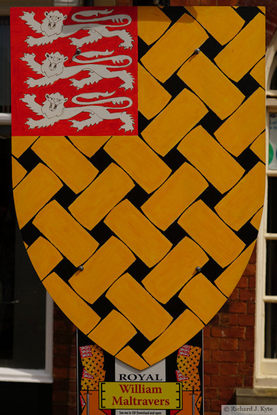 William Maltrevers (Royal), Battle of Evesham Heraldry