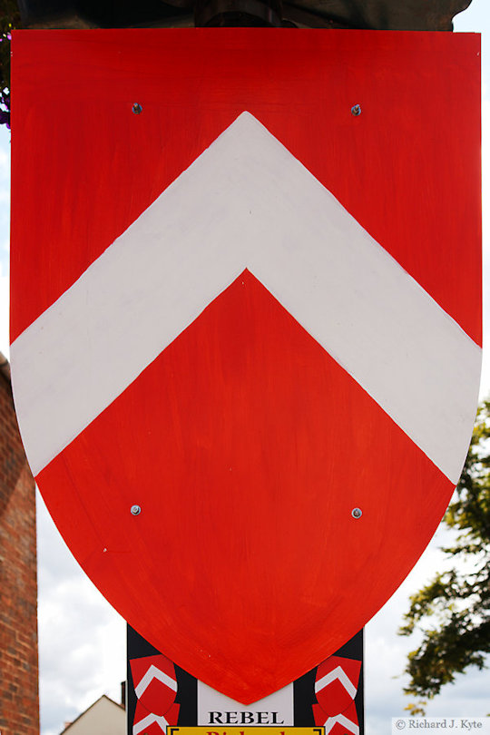 Richard de Berkeley (Rebel), Battle of Evesham Heraldry