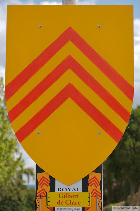 Gilbert De Clare (Royal), Battle of Evesham Heraldry