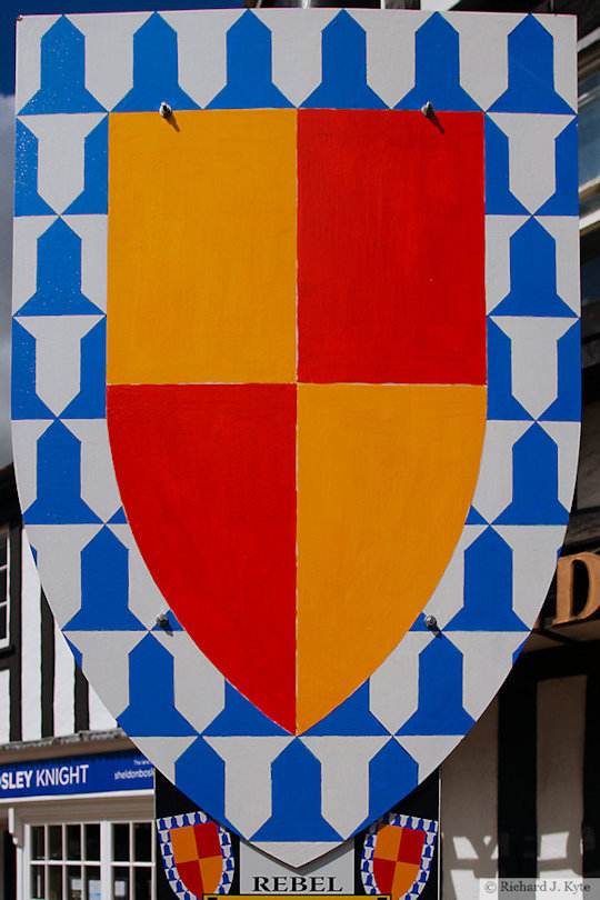 John Fitzjohn (Rebel), Battle of Evesham Heraldry