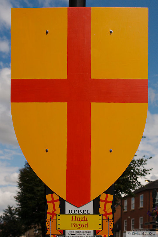 Hugh Bigod (Rebel), Battle of Evesham Heraldry