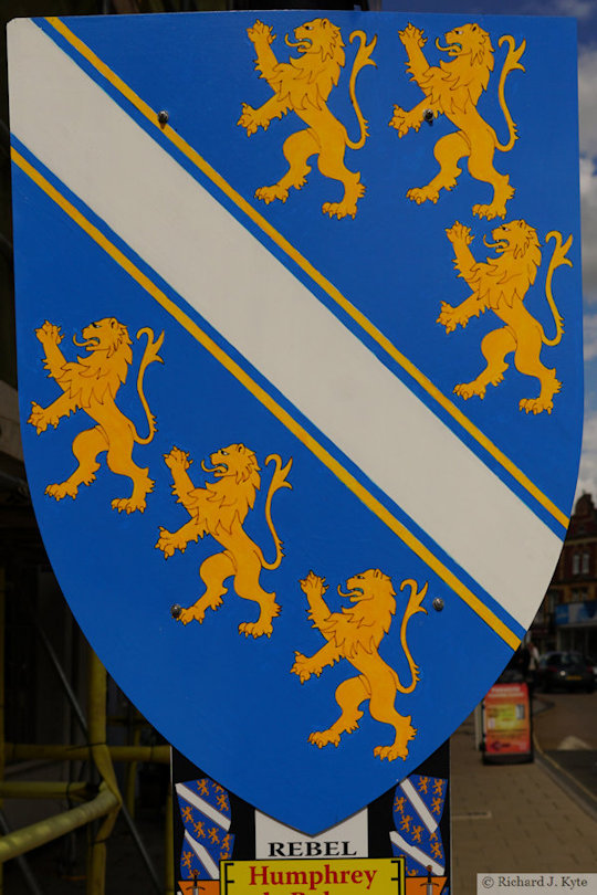 Humphrey de Bohun (Rebel), Battle of Evesham Heraldry