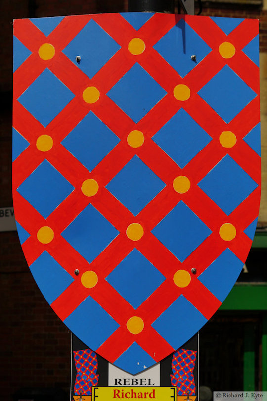 Richard Trussell (Rebel), Battle of Evesham Heraldry
