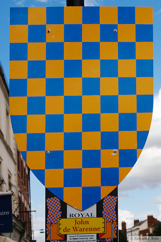 John de Warenne (Royal), Battle of Evesham Heraldry