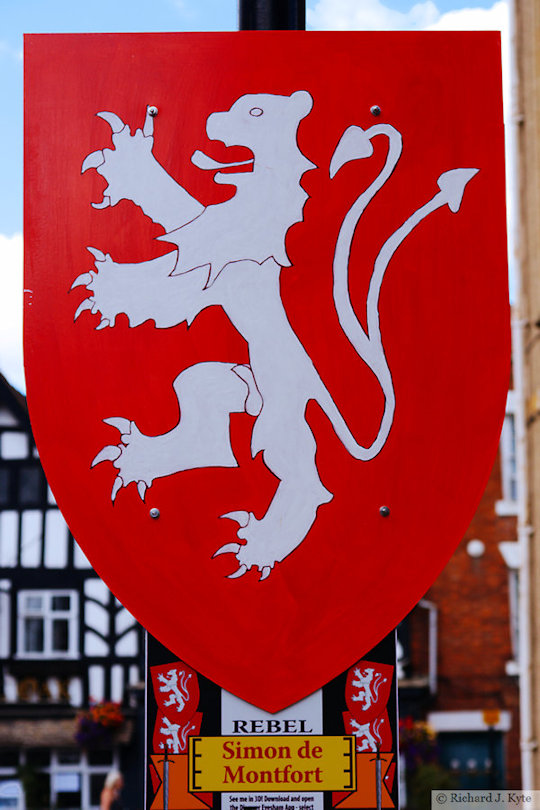 Simon de Montfort (Rebel), Battle of Evesham Heraldry
