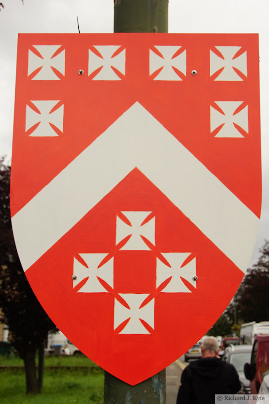 Thomas de Berkeley (Royalist), Battle of Evesham Heraldry