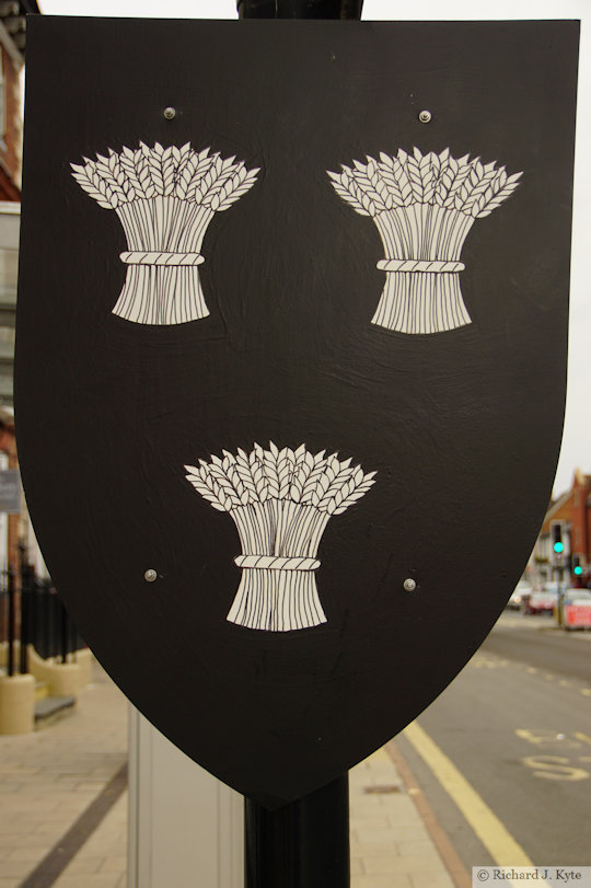 Nicholas Seagrave (Rebel), Battle of Evesham Heraldry