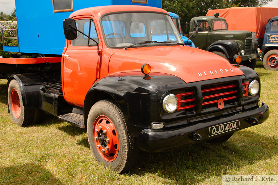 1959 Bedford J Articulated Lorry (OJD 404), Evesham Vale Light Railway Heritage Transport Gala 2021
