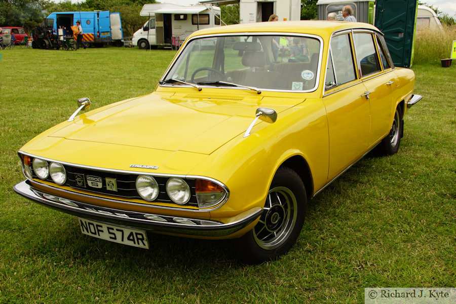 Triumph 2500S (NOF 574R), Evesham Vale Light Railway Heritage Transport Gala 2021