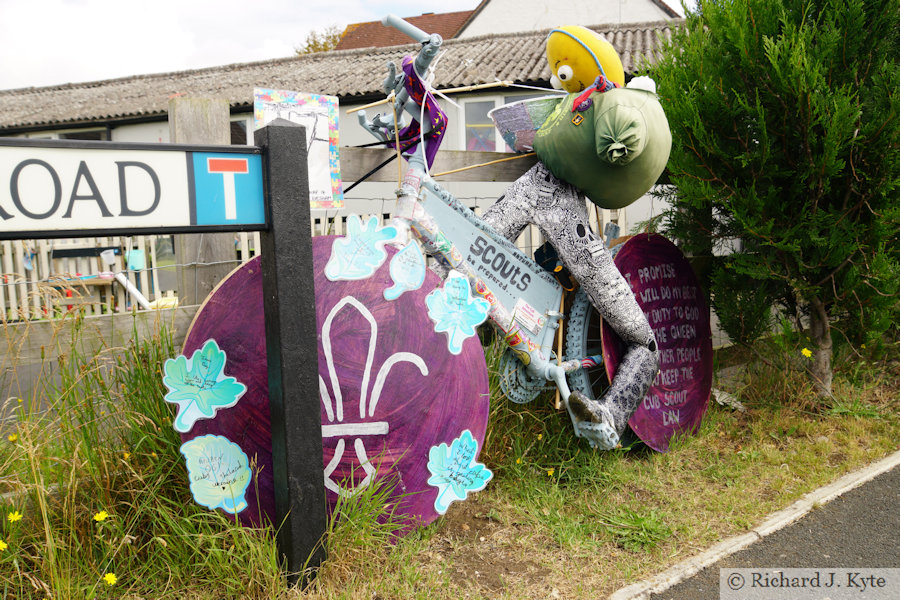Bike 7: "The Cub Adventure" by 2nd Evesham Bengeworth Cub Scouts, Vale Active Art 2022