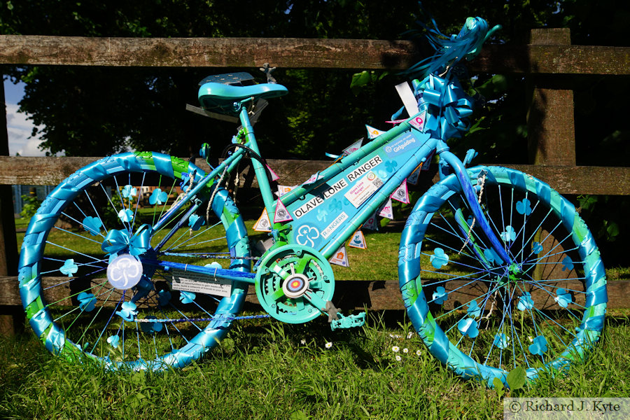 Bike 13: "Olave Lone Ranger" by South Worcester Rangers , Vale Active Art 2022