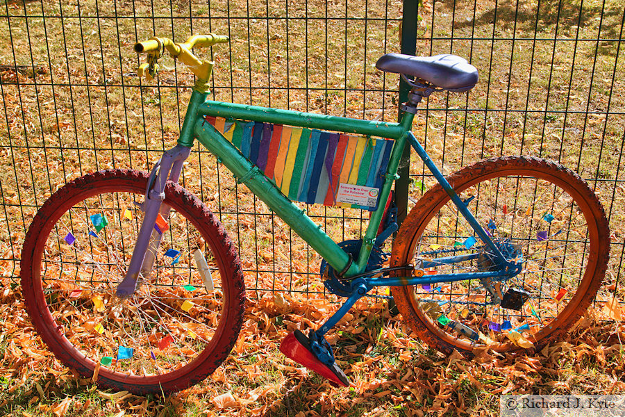 Bike 20: "Somewhere Over the Rainbow" by MRE Vale of Evesham School, Vale Active Art 2022
