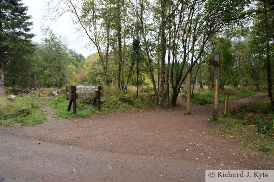 The site of Drybrook Road railway station, Forest of Dean, Gloucestershire