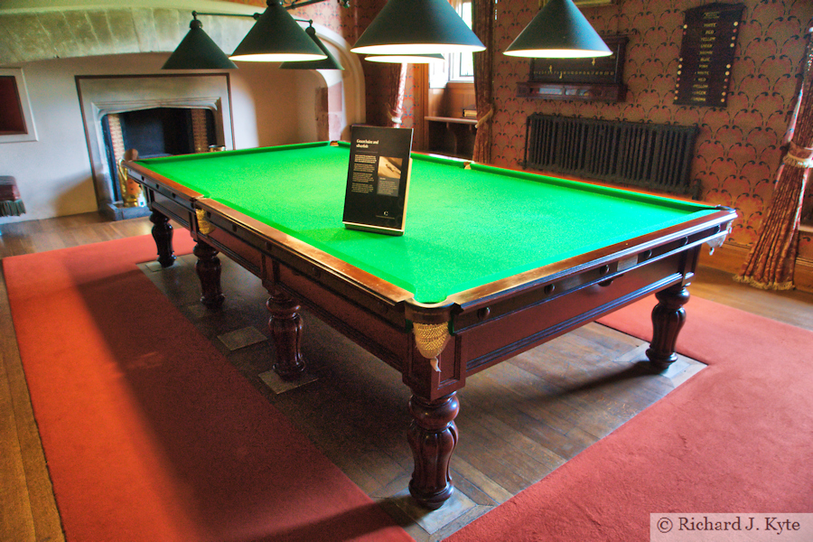 Billiard Room, Dunster Castle, Somerset