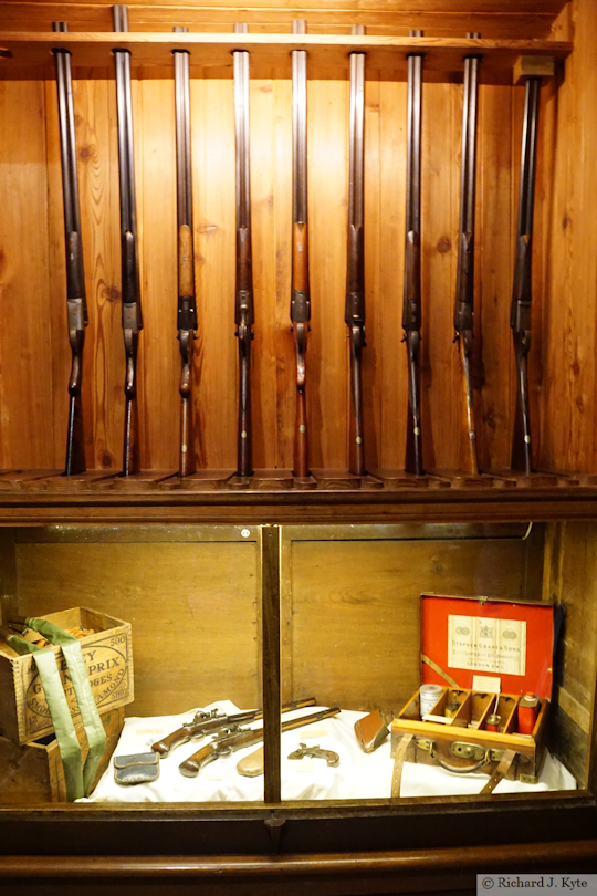 Gun Cabinet, The Gun Room, Dunster Castle, Somerset
