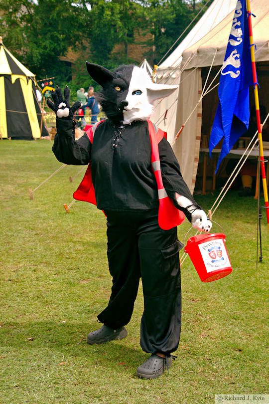 Charity Collector, Evesham Medieval Market 2026