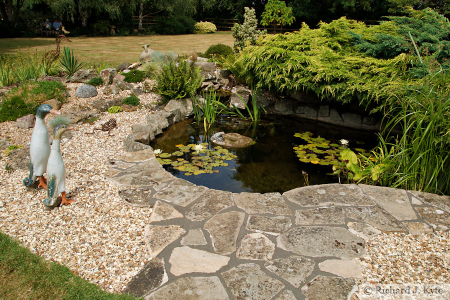 Pond, Garden 2:  "The Orchards", Fladbury Walkabout 2026
