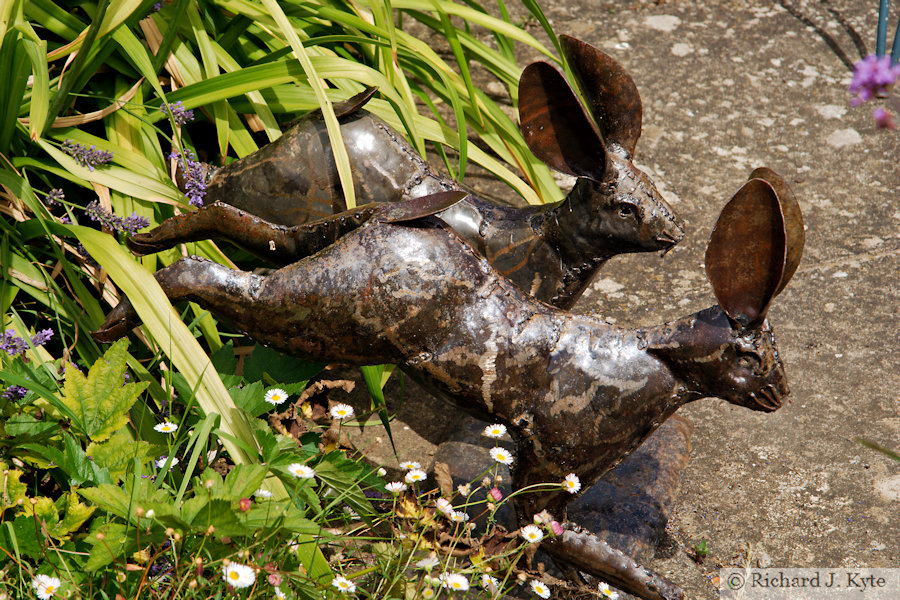 Hare Ornaments, Garden 6: "St Agnes", Fladbury Walkabout 2026