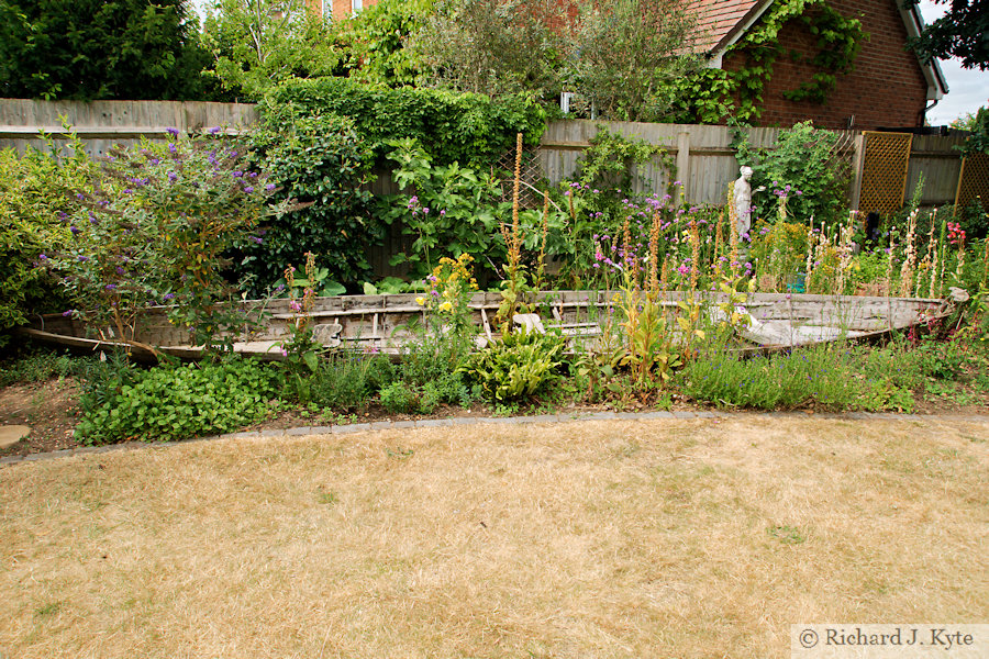 Boat, Garden 10: "Greylyn", Fladbury Walkabout 2026