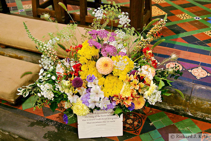 Flower Display, St John the Baptist Church, Fladbury Walkabout 2026