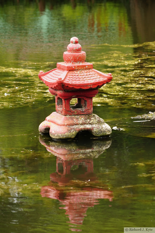 Japanese Lantern, Bennett's Water Garden, Weymouth, Dorset