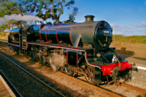 LMS Class 5MT no. 45110 at Cheltenham Racecourse, Gloucestershire Warwickshire Railway LMS Class 5MT no. 45110 at Cheltenham Racecourse, Gloucestershire Warwickshire Railway