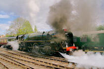 BR Class 8 no. 71000 "Duke of Gloucester" at Bridgnorth